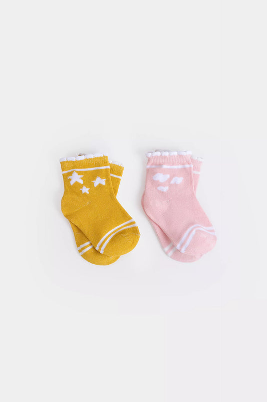 Pack of 2 Short Crew Socks - Cougar Clothing