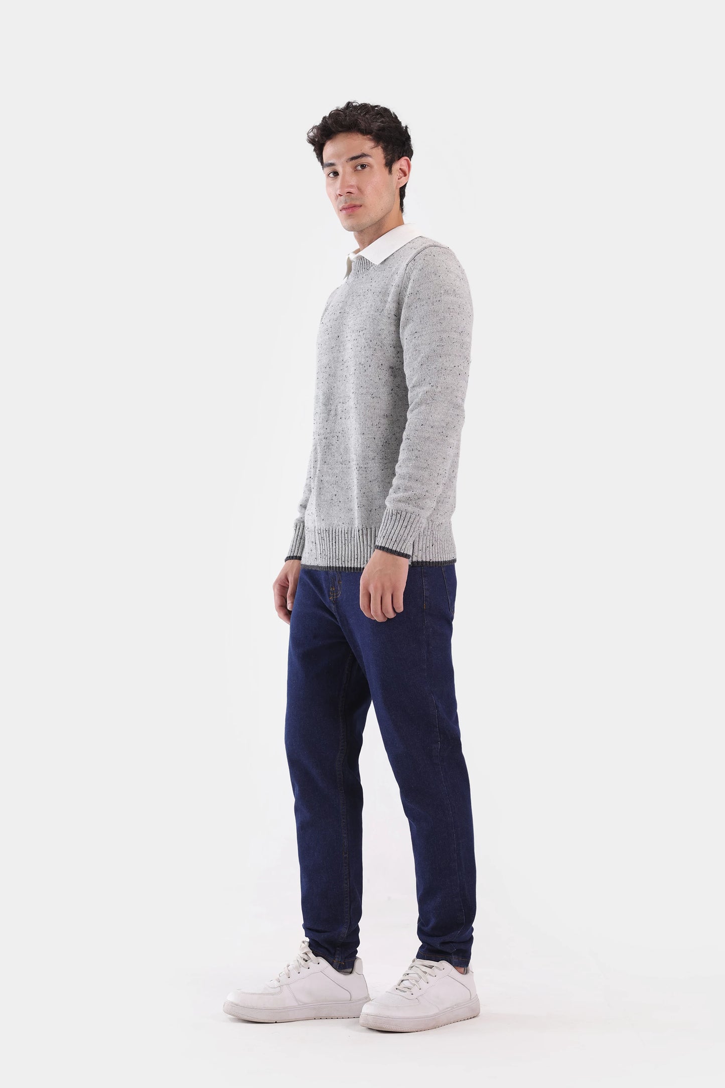 Speckled Knit Sweater - Cougar Clothing