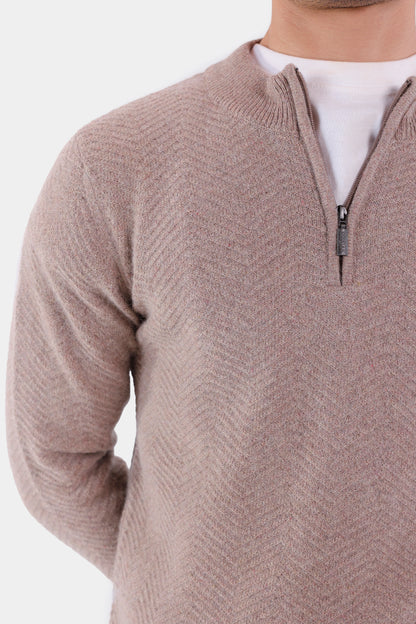 Cozy Quarter Zip Sweater - Cougar Clothing