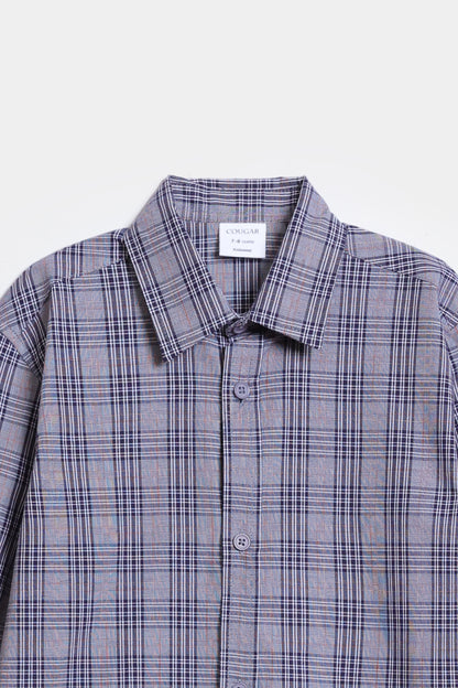 Cotton Check Shirt - Cougar Clothing