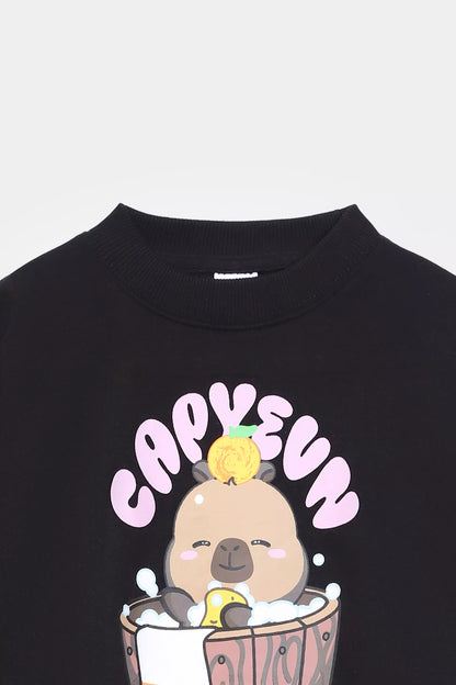 Character Print Sweatshirt - Cougar Clothing