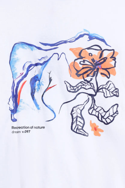 Boxy Interlock Graphic T-Shirt - Cougar Clothing
