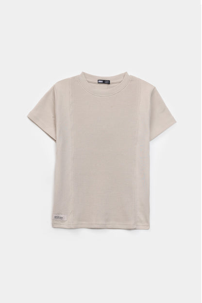 Waffle Knit T-Shirt - Cougar Clothing