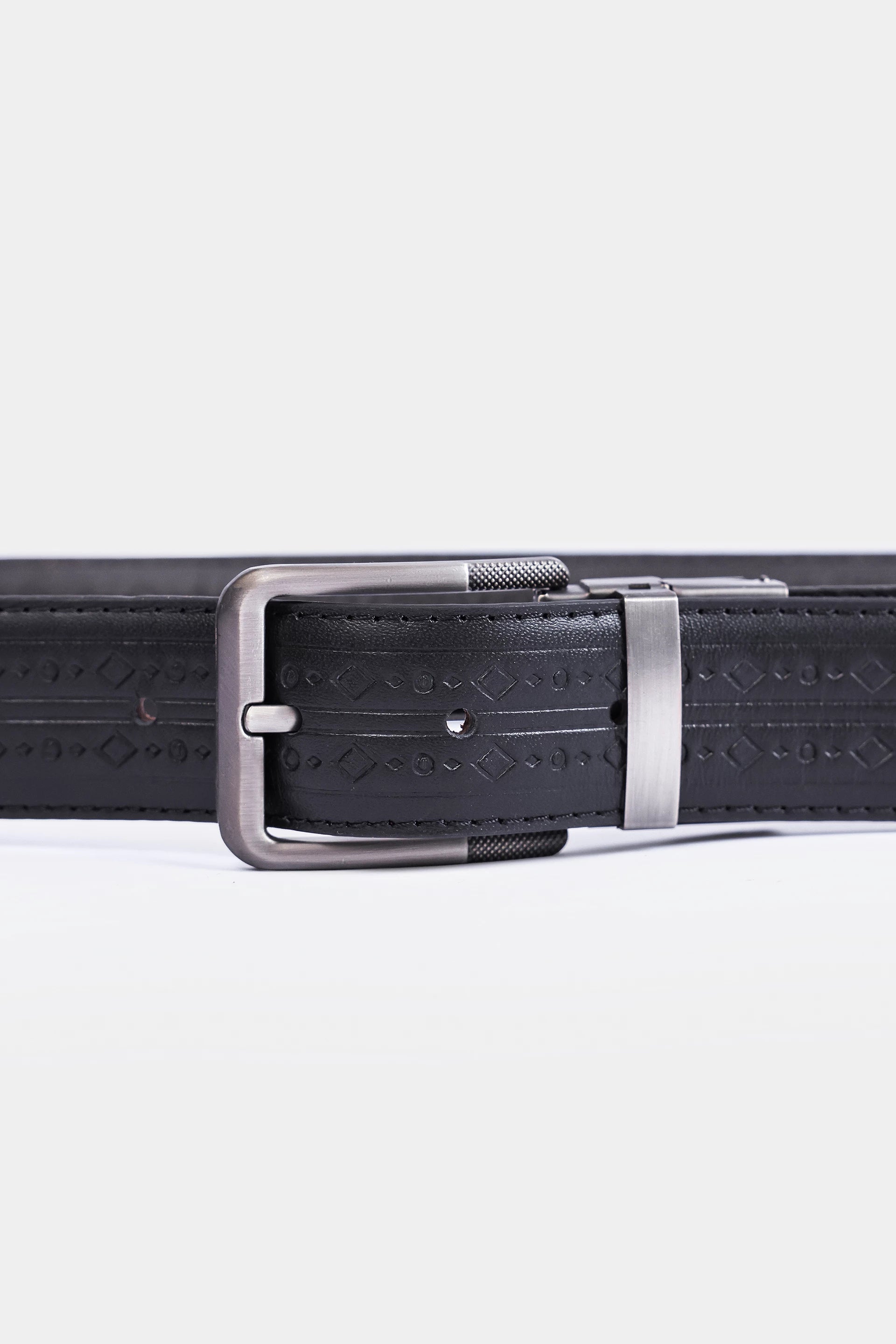 Textured Pattern Double Sided Belt - Cougar Clothing