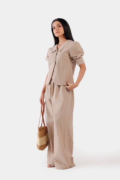 Yarn Dyed Striped Trousers - Cougar Clothing