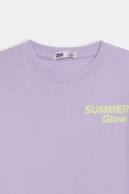 Text Print T-Shirt - Cougar Clothing