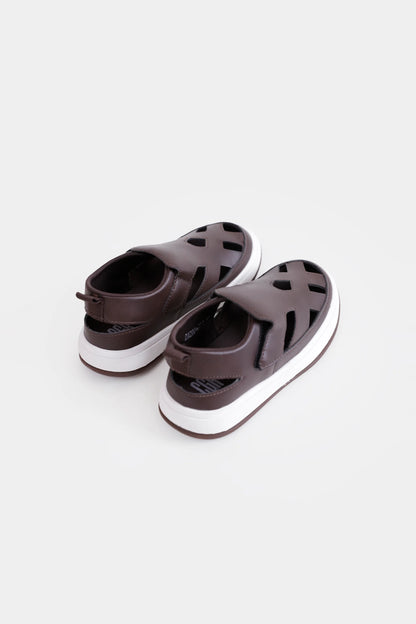 Slip-On Cutout Sandals - Cougar Clothing