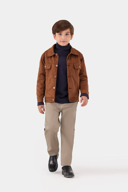 Faux Suede Jacket - Cougar Clothing