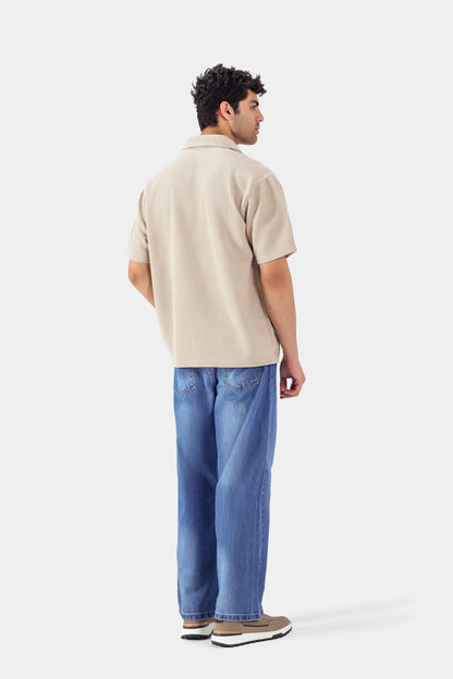 Waffle Knit Shirt - Cougar Clothing