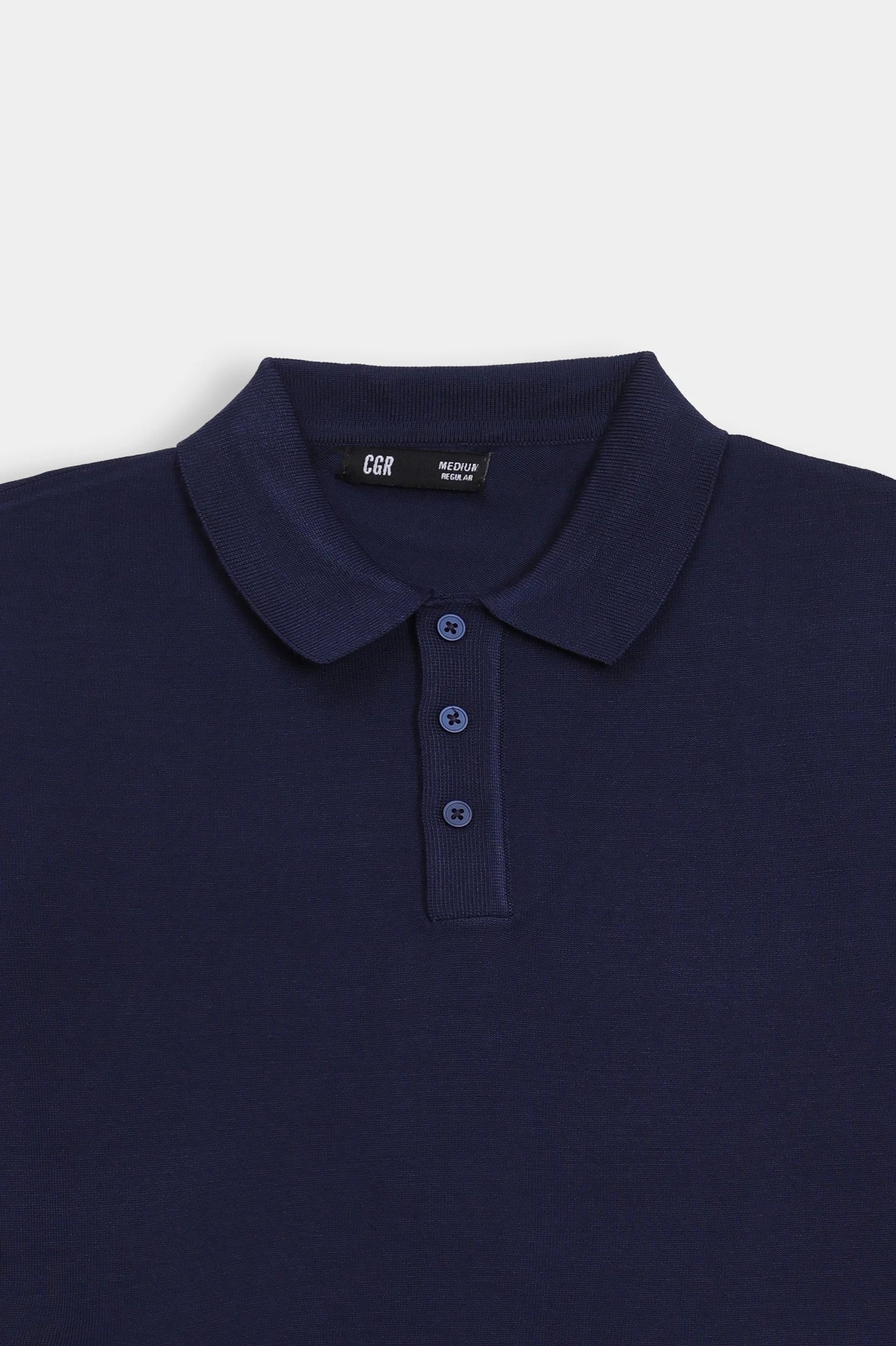 Viscose Blend Knit Polo - Cougar Clothing