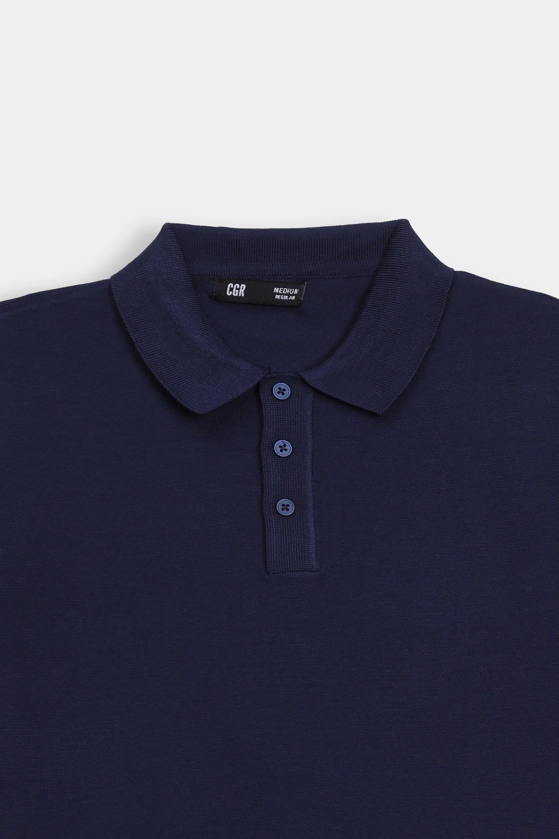 Viscose Blend Knit Polo - Cougar Clothing
