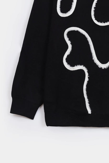 Abstract Wave Sweater - Cougar Clothing