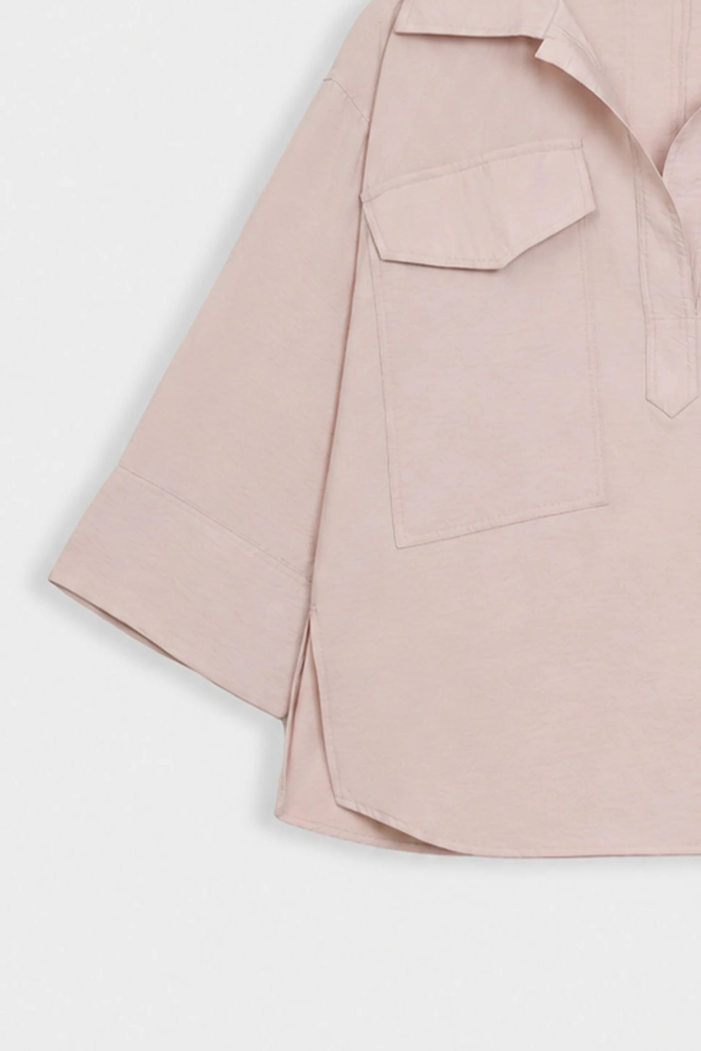 Oversized Top With Flap Pockets - Cougar Clothing
