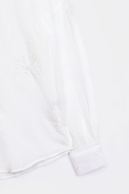 Tonal Embroidered Shirt - Cougar Clothing