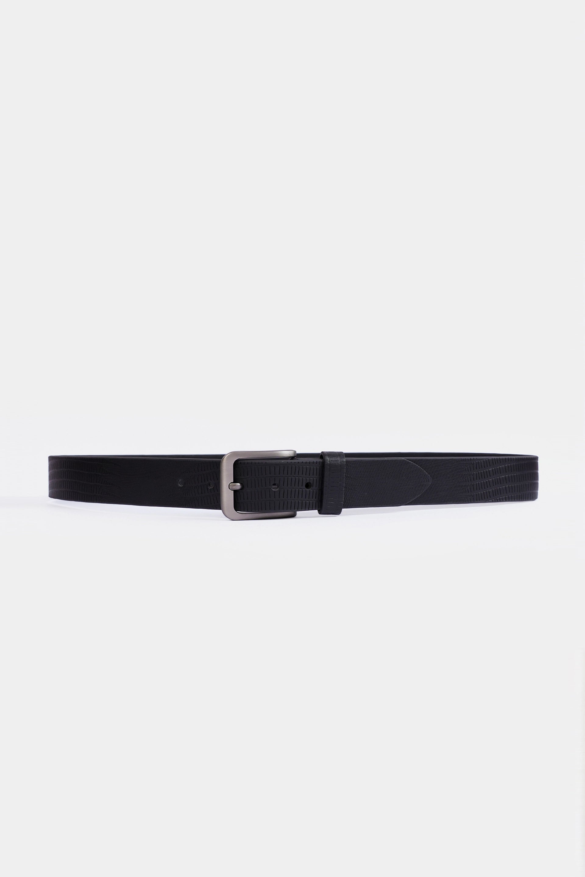 Leather Belt With Pin Buckle - Cougar Clothing