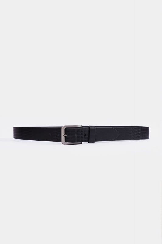 Leather Belt With Pin Buckle - Cougar Clothing