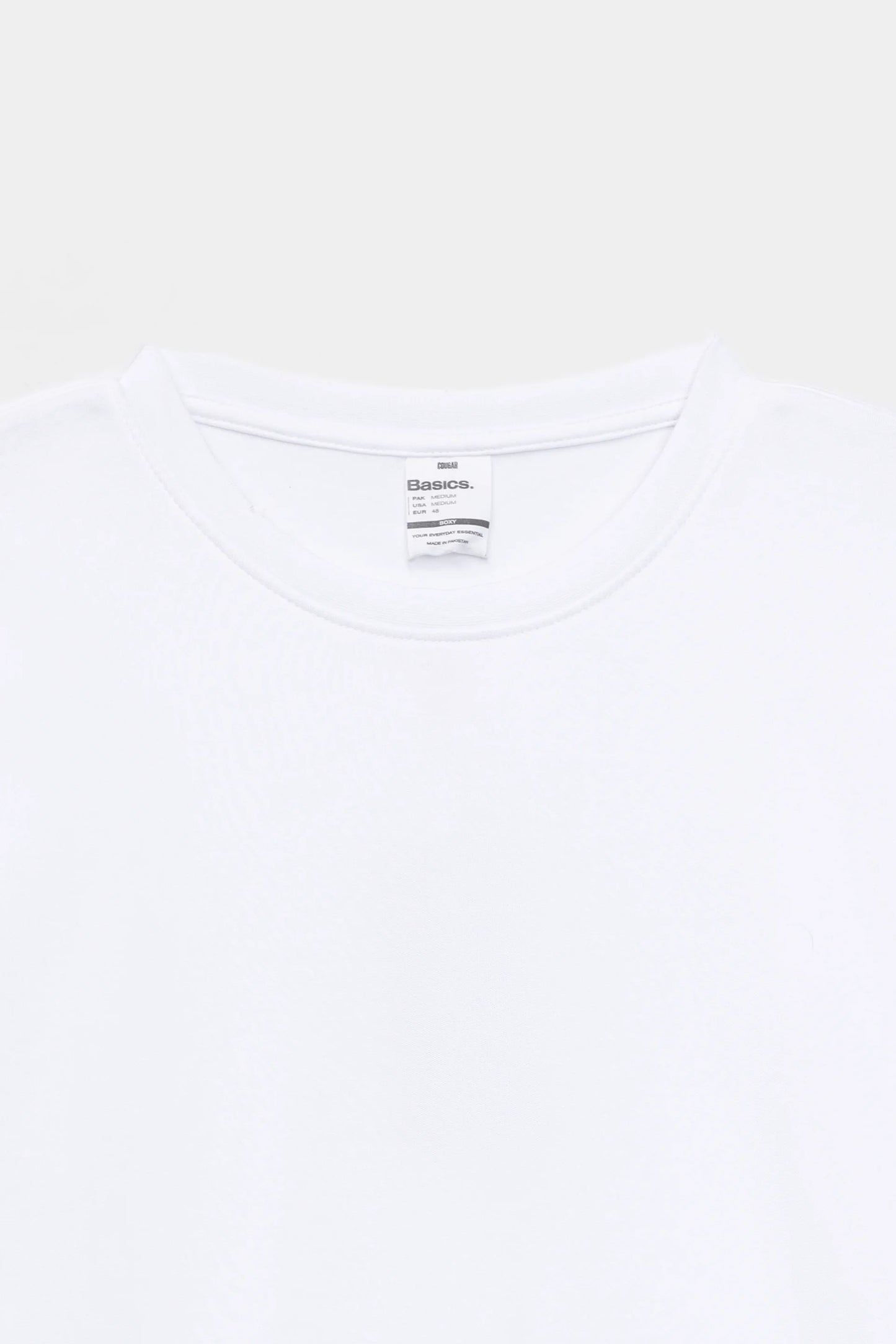 Boxy Interlock T-Shirt - Cougar Clothing