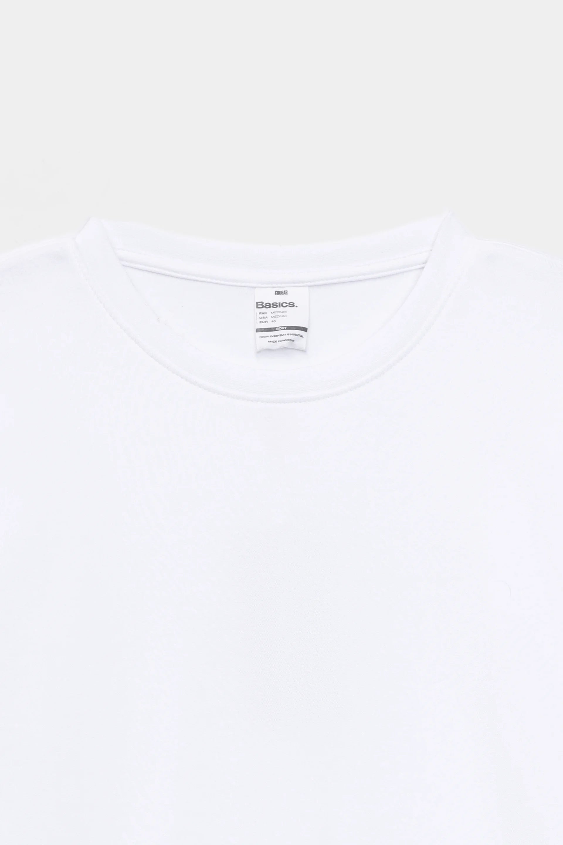 Boxy Interlock T-Shirt - Cougar Clothing