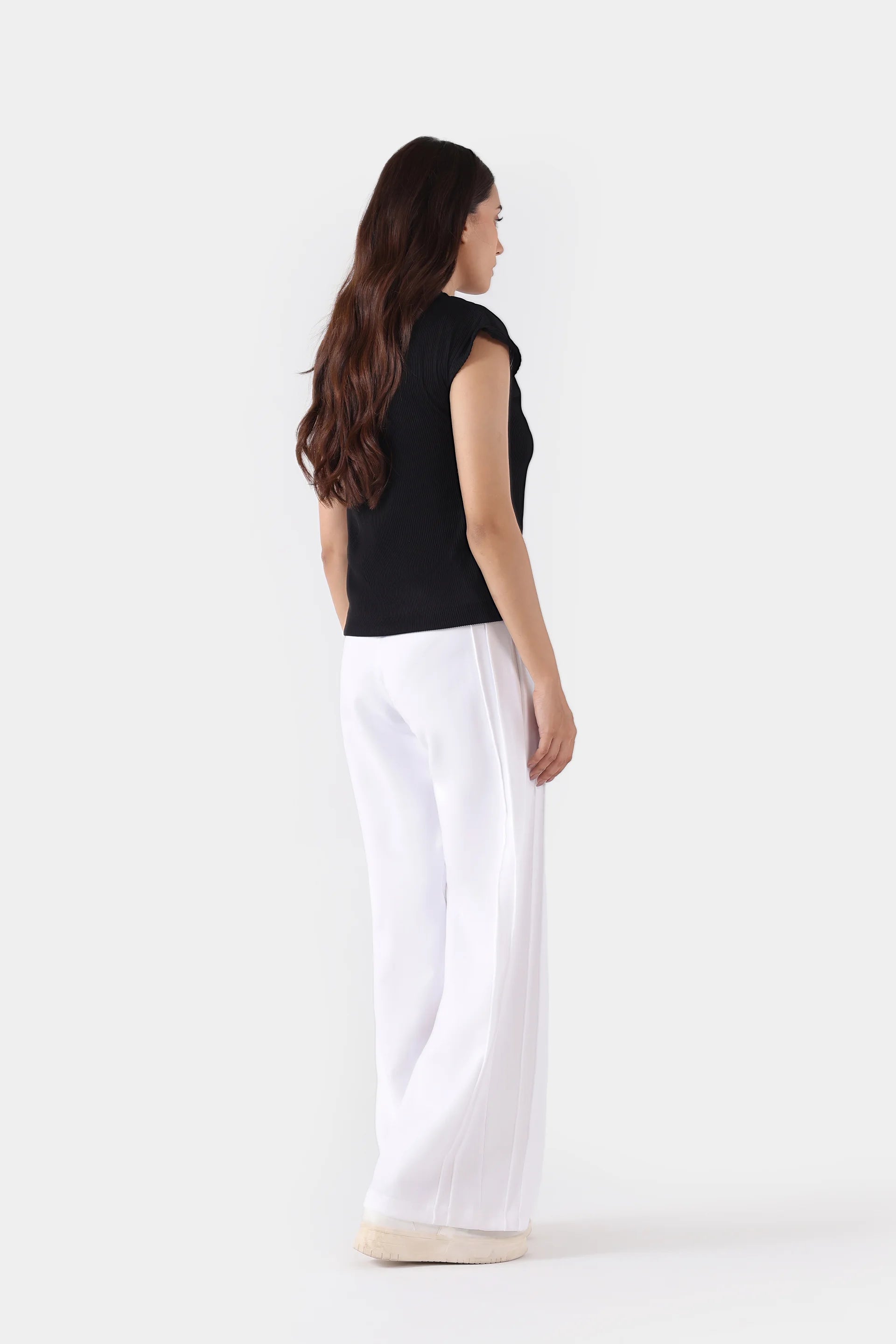 Cap Sleeve Textured Top - Cougar Clothing