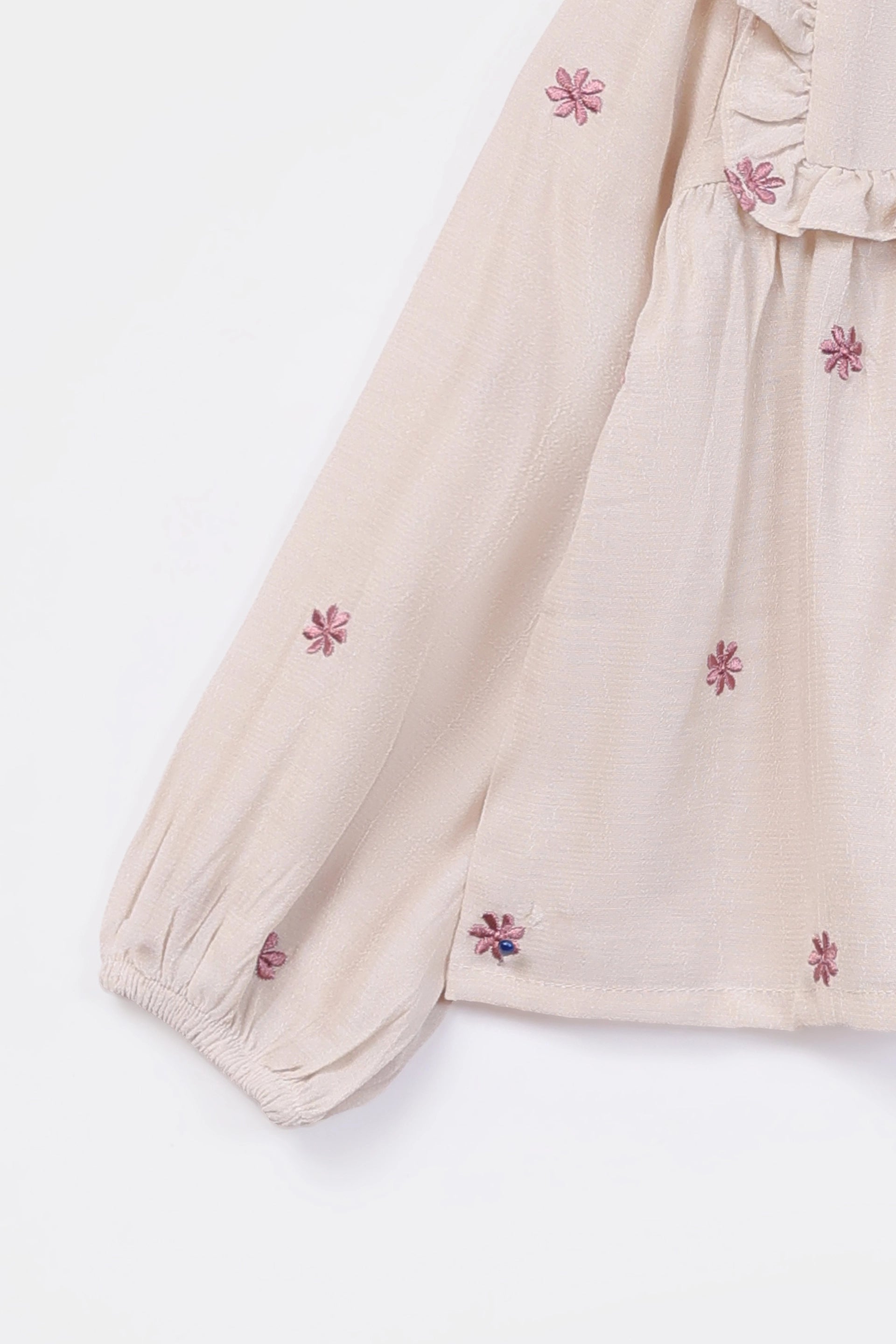 Floral Embroidered Dress - Cougar Clothing