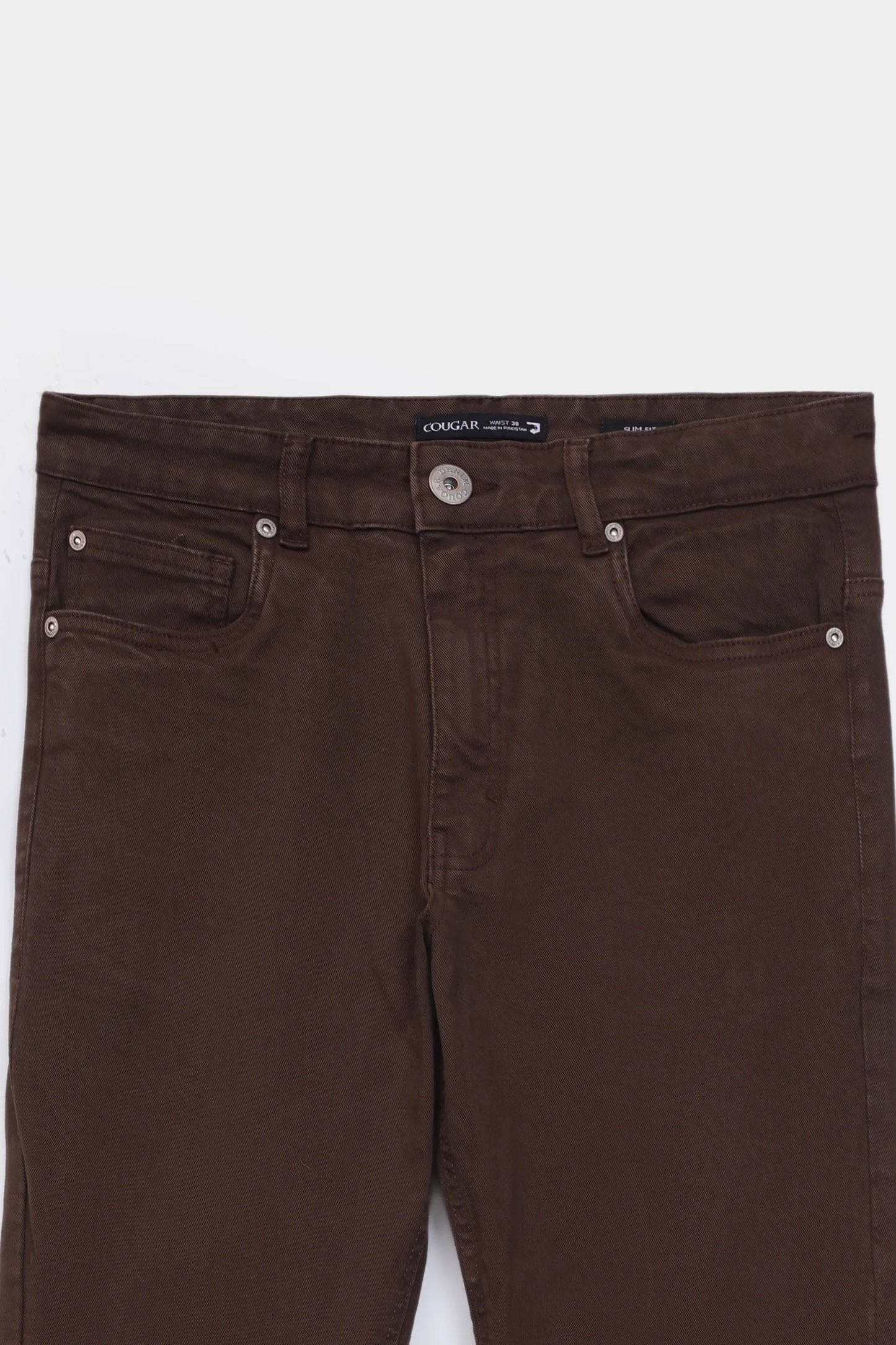 Slim Fit 5-Pocket Pants - Cougar Clothing