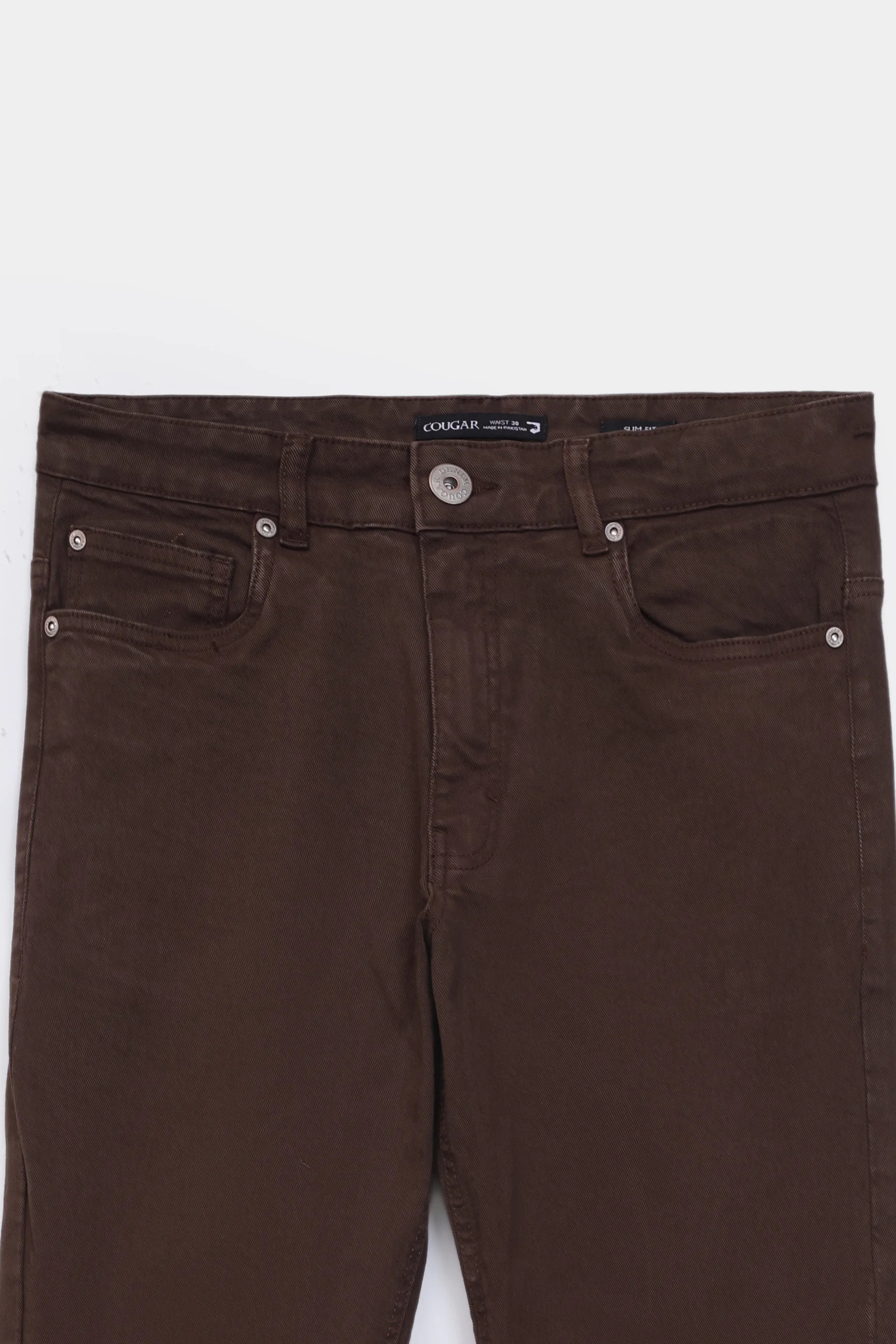 Slim Fit 5-Pocket Pants - Cougar Clothing