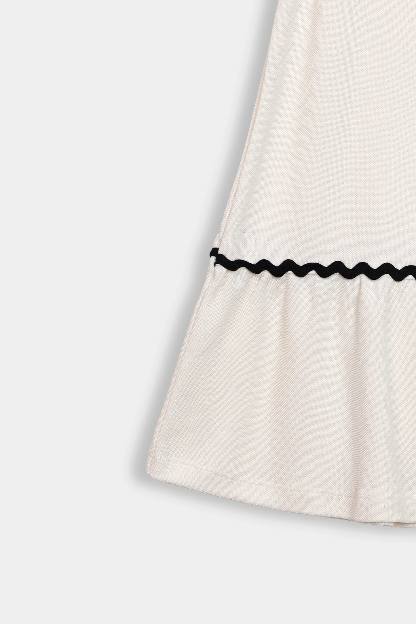 Ric-Rac Trimmed Dress - Cougar Clothing