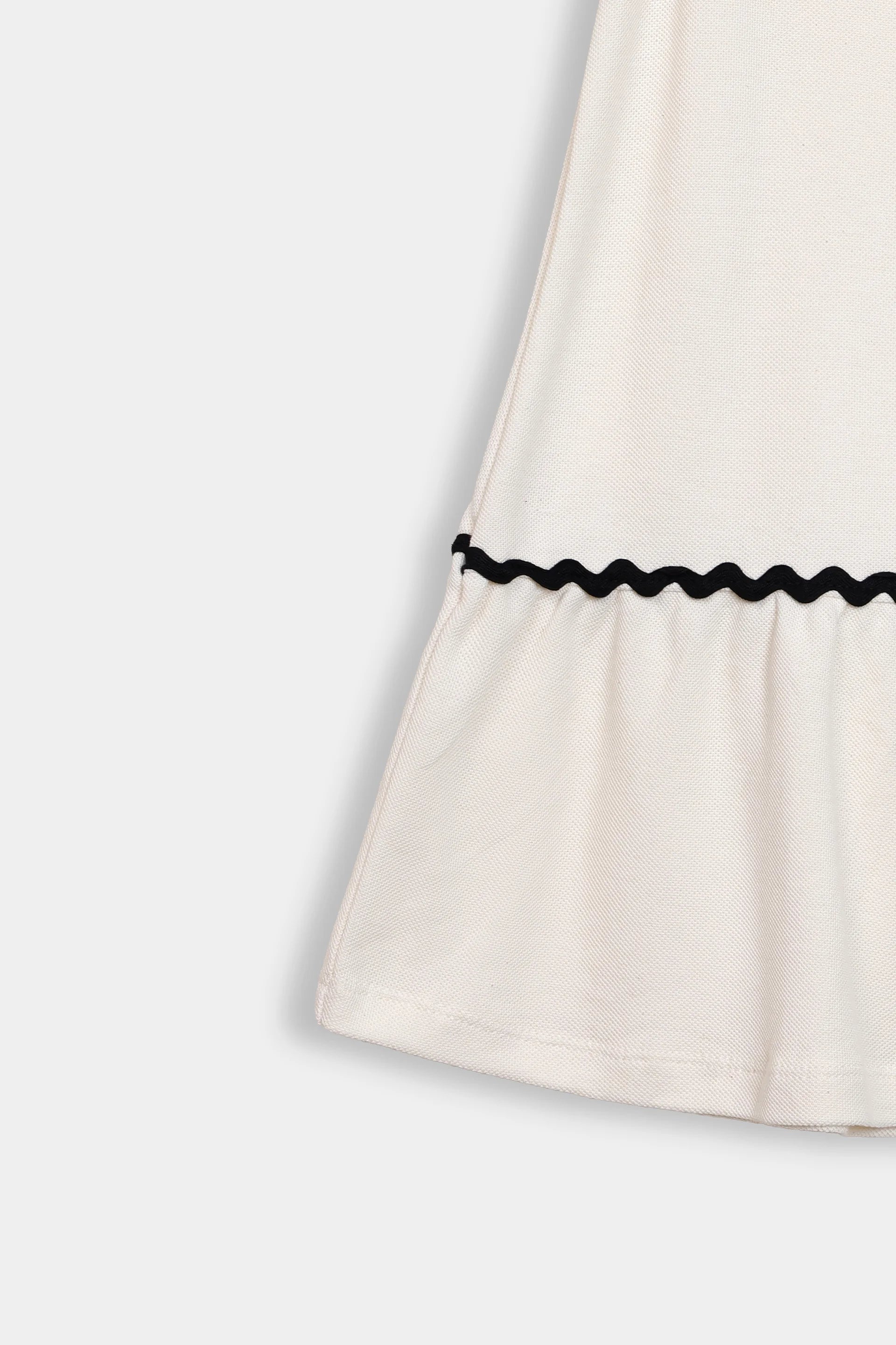 Ric-Rac Trimmed Dress - Cougar Clothing