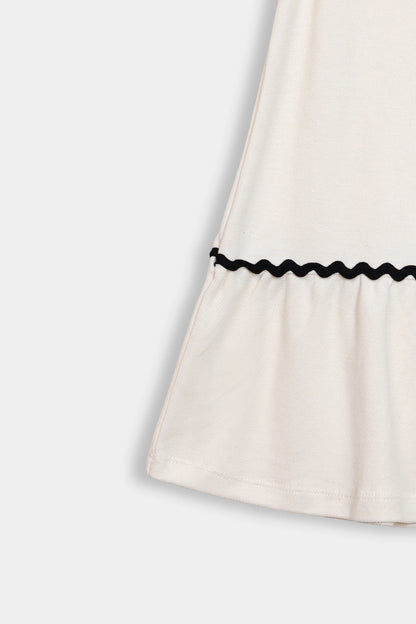 Ric-Rac Trimmed Dress - Cougar Clothing