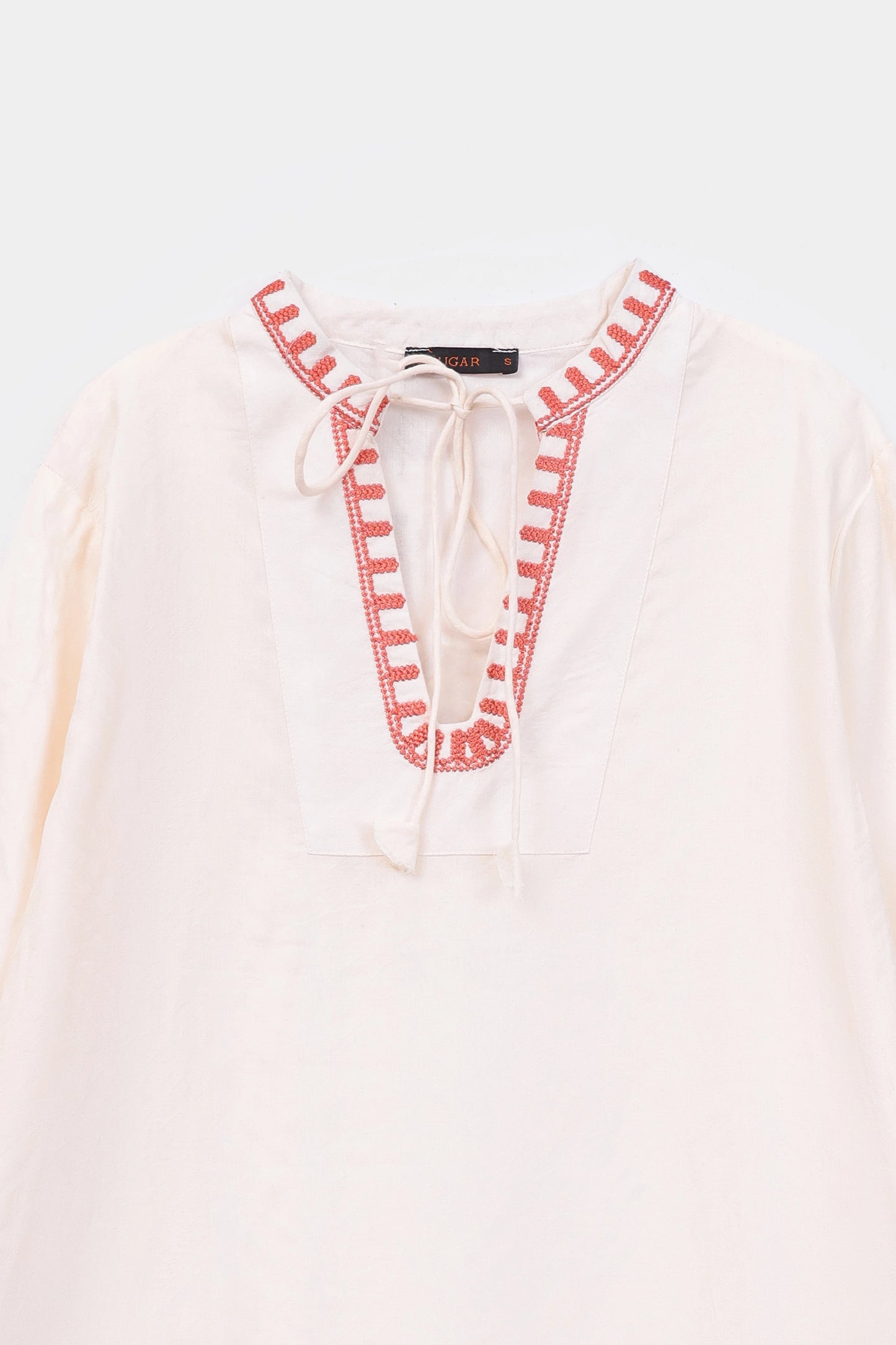 Self Jacquard Embroidered Tunic - Cougar Clothing