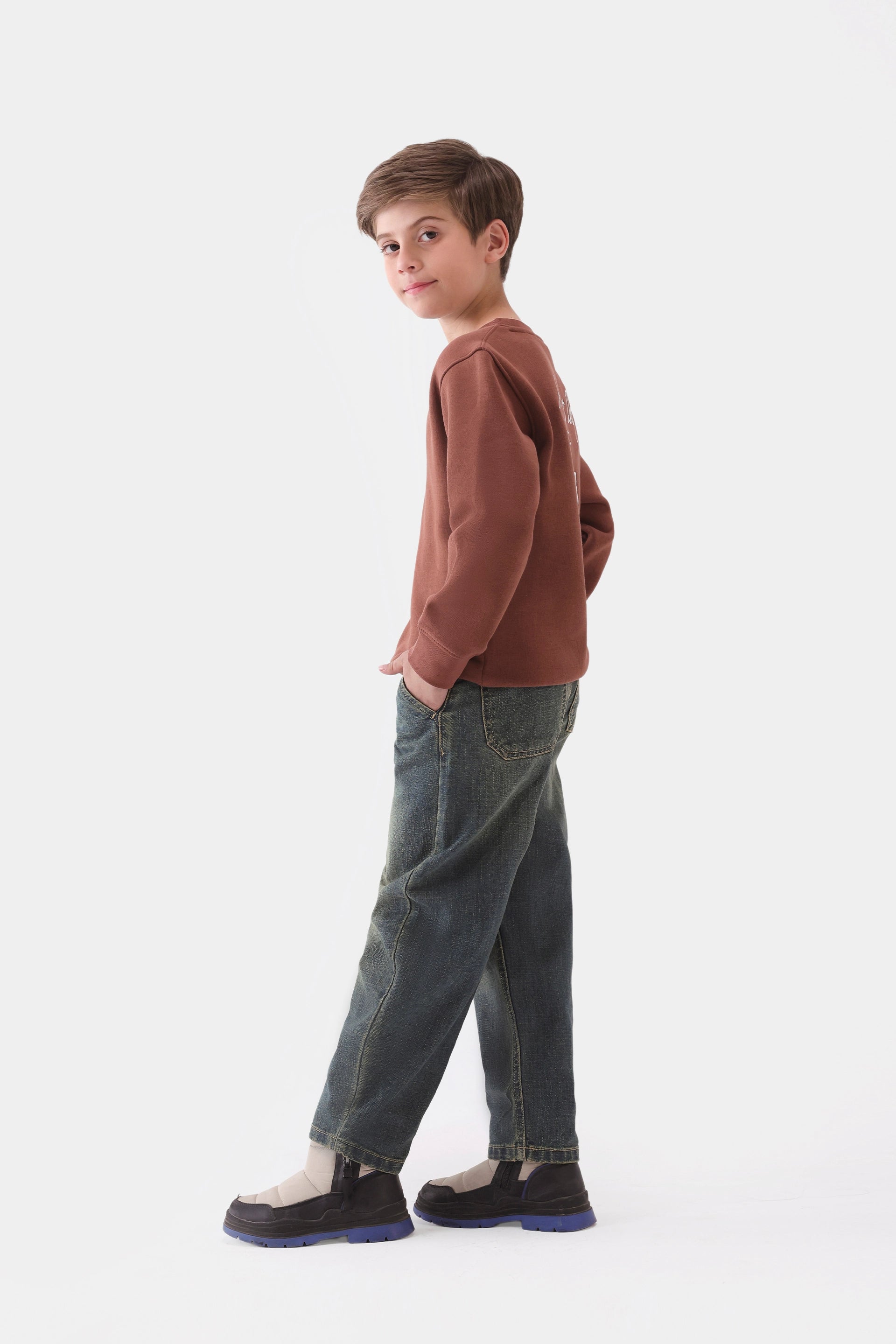 Slogan Print Sweatshirt - Cougar Clothing