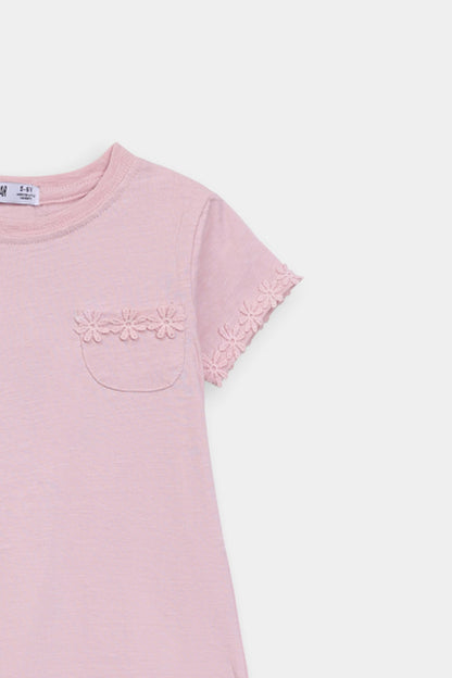 Lace-Detailed T-Shirt - Cougar Clothing