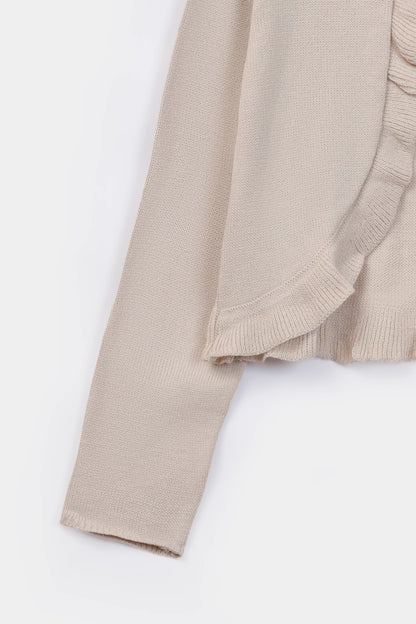 Frilled Cardigan - Cougar Clothing