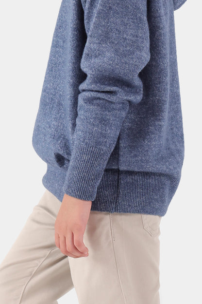 Wool Blend Hooded Sweater - Cougar Clothing