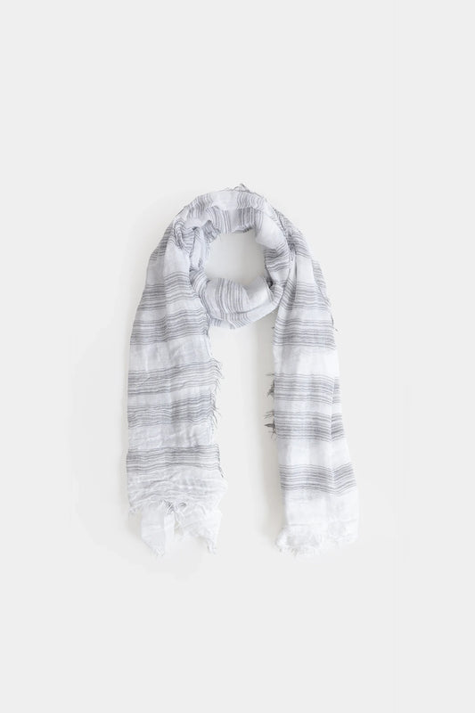 Contrast Striped Scarf - Cougar Clothing