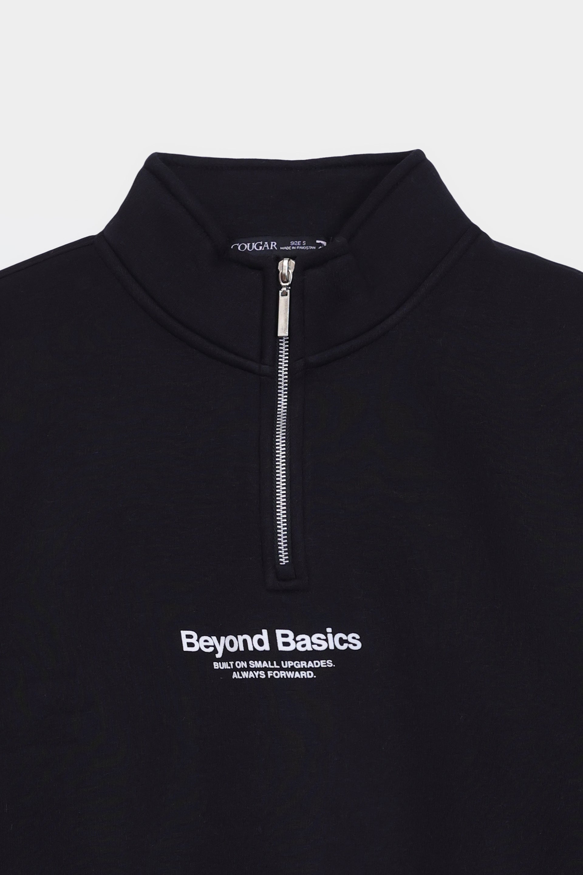 Quarter Zip Printed Sweatshirt - Cougar Clothing