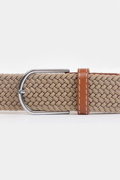 Stretchable Braided Canvas Belt - Cougar Clothing