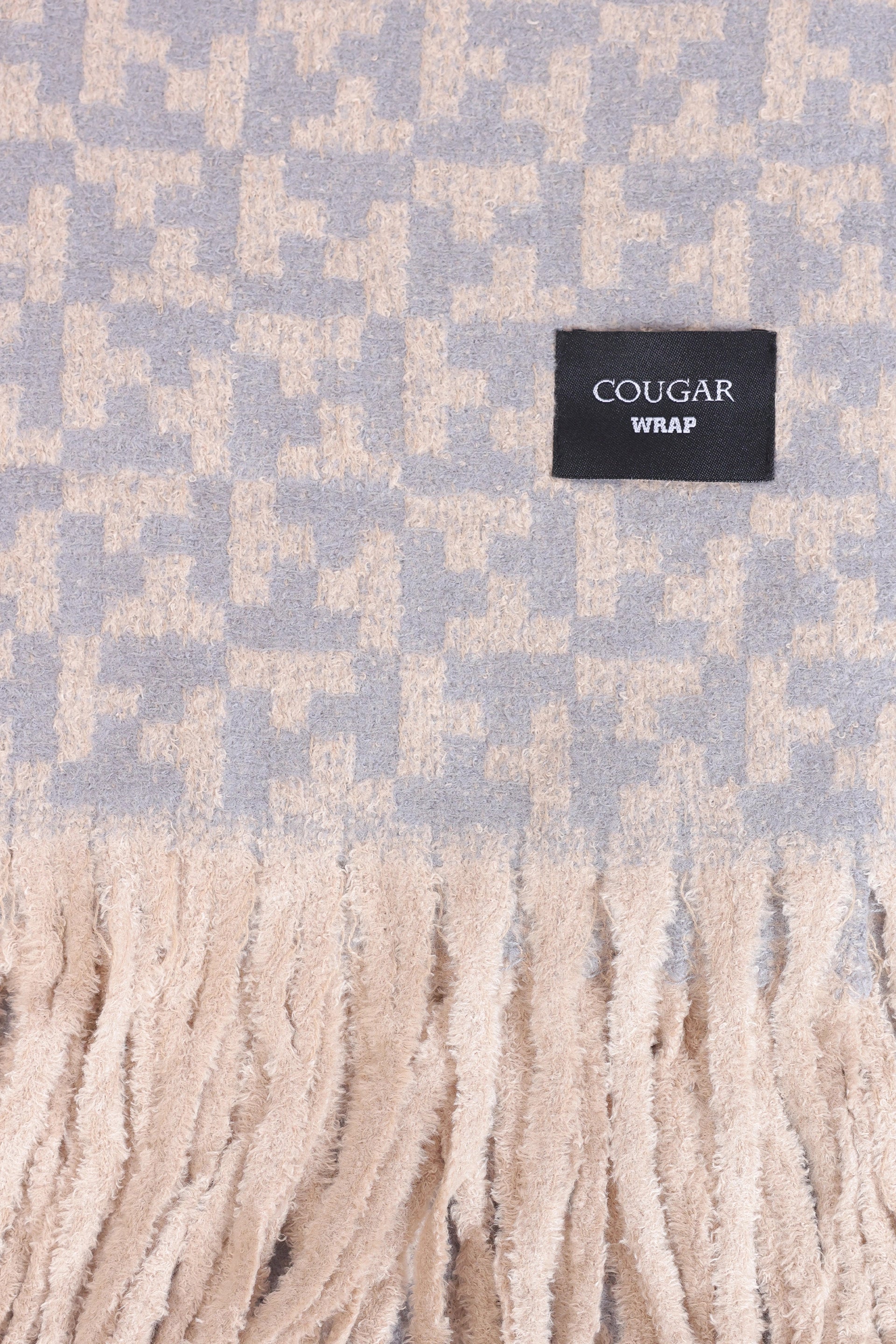Jacquard Knit Shawl - Cougar Clothing
