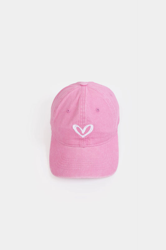 Embroidered Heart P-Cap - Cougar Clothing