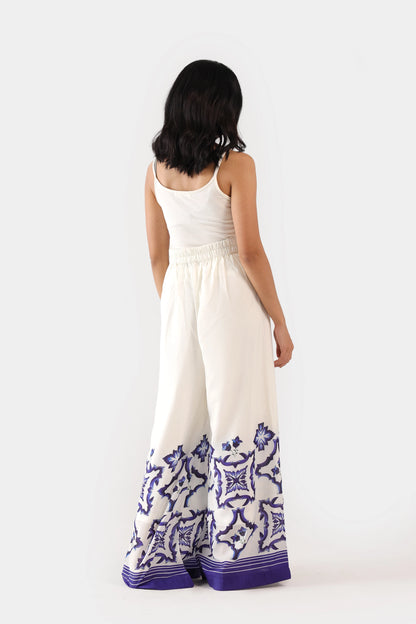 Printed Palazzo Trousers - Cougar Clothing