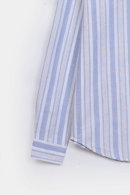 Jacquard Striped Shirt - Cougar Clothing