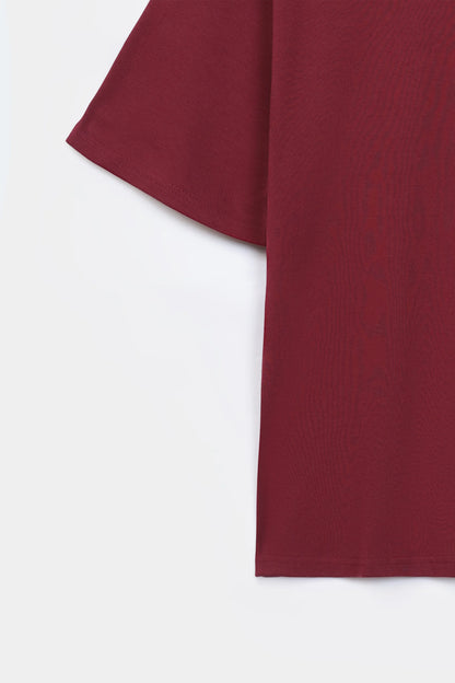 Boxy Interlock T-Shirt - Cougar Clothing