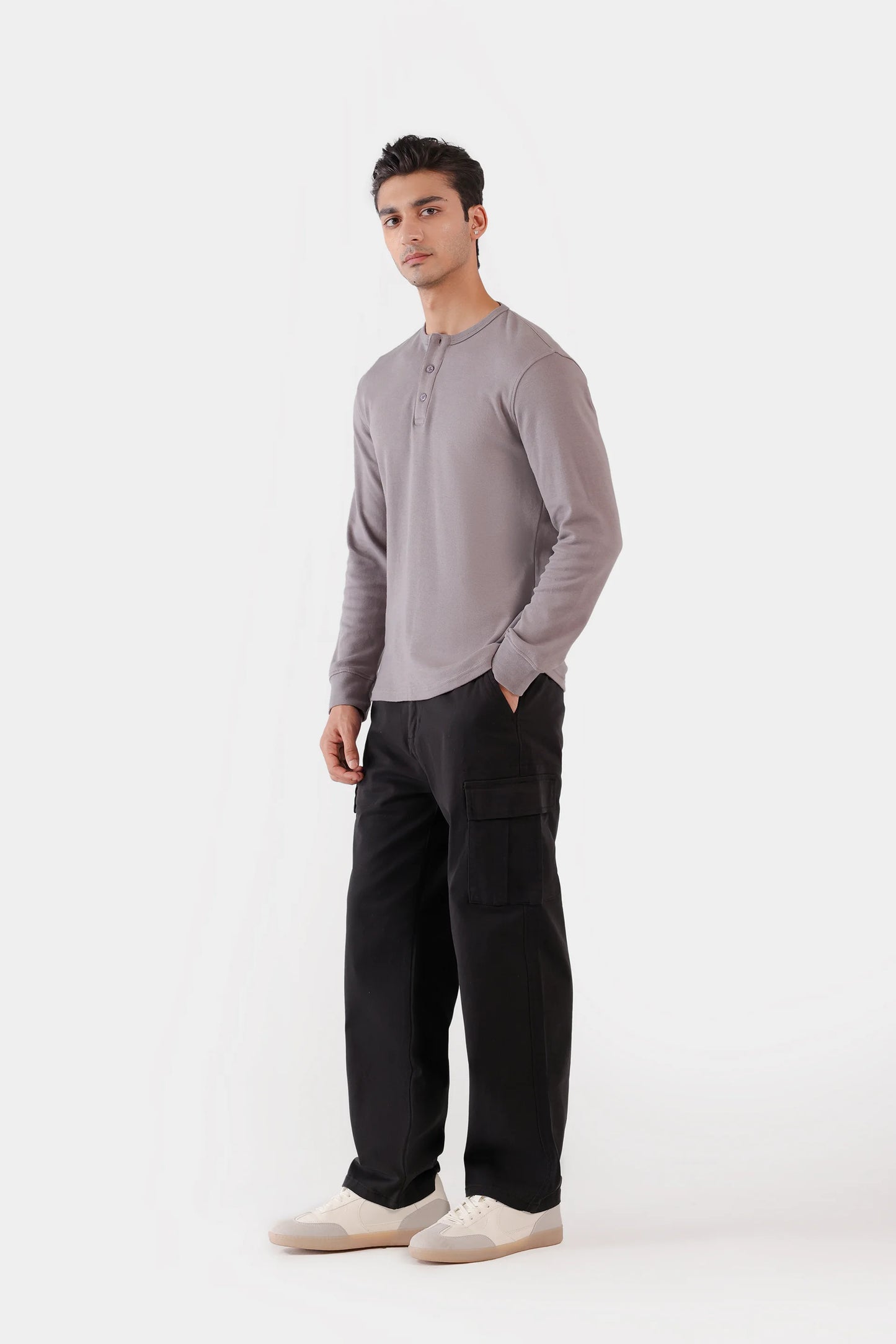 Basic Henley T-Shirt - Cougar Clothing