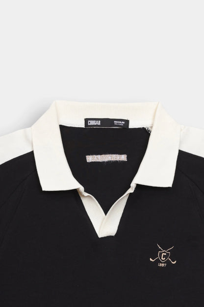 Contrast Johnny Collar Polo - Cougar Clothing