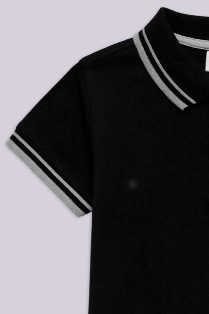 Contrast Striped Polo - Cougar Clothing