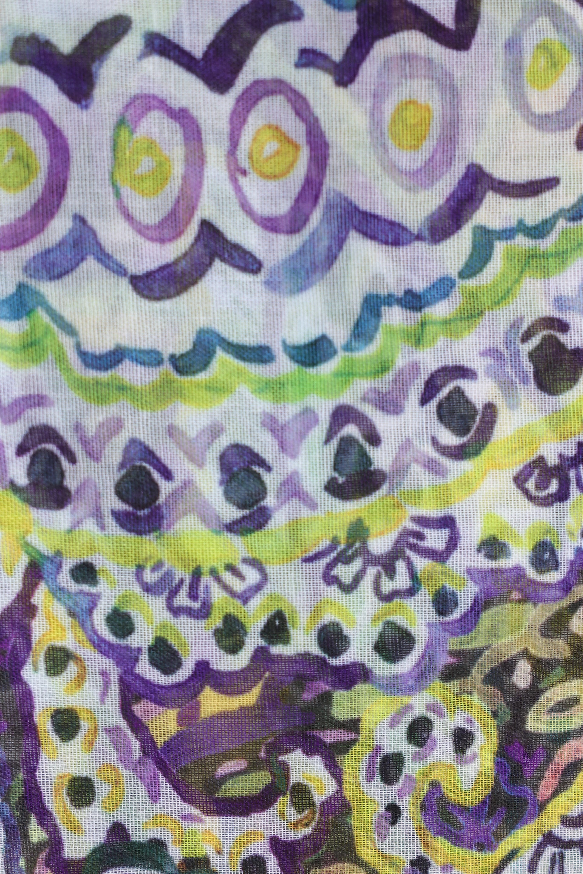 Abstract Printed Scarf - Cougar Clothing