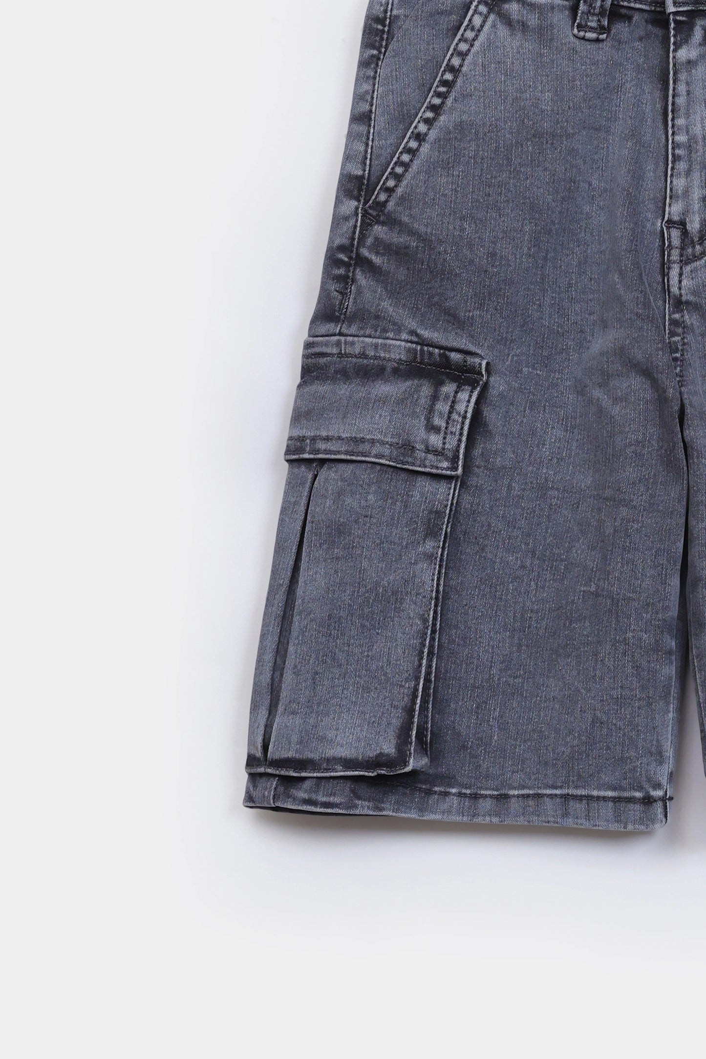 Denim Cargo Shorts - Cougar Clothing