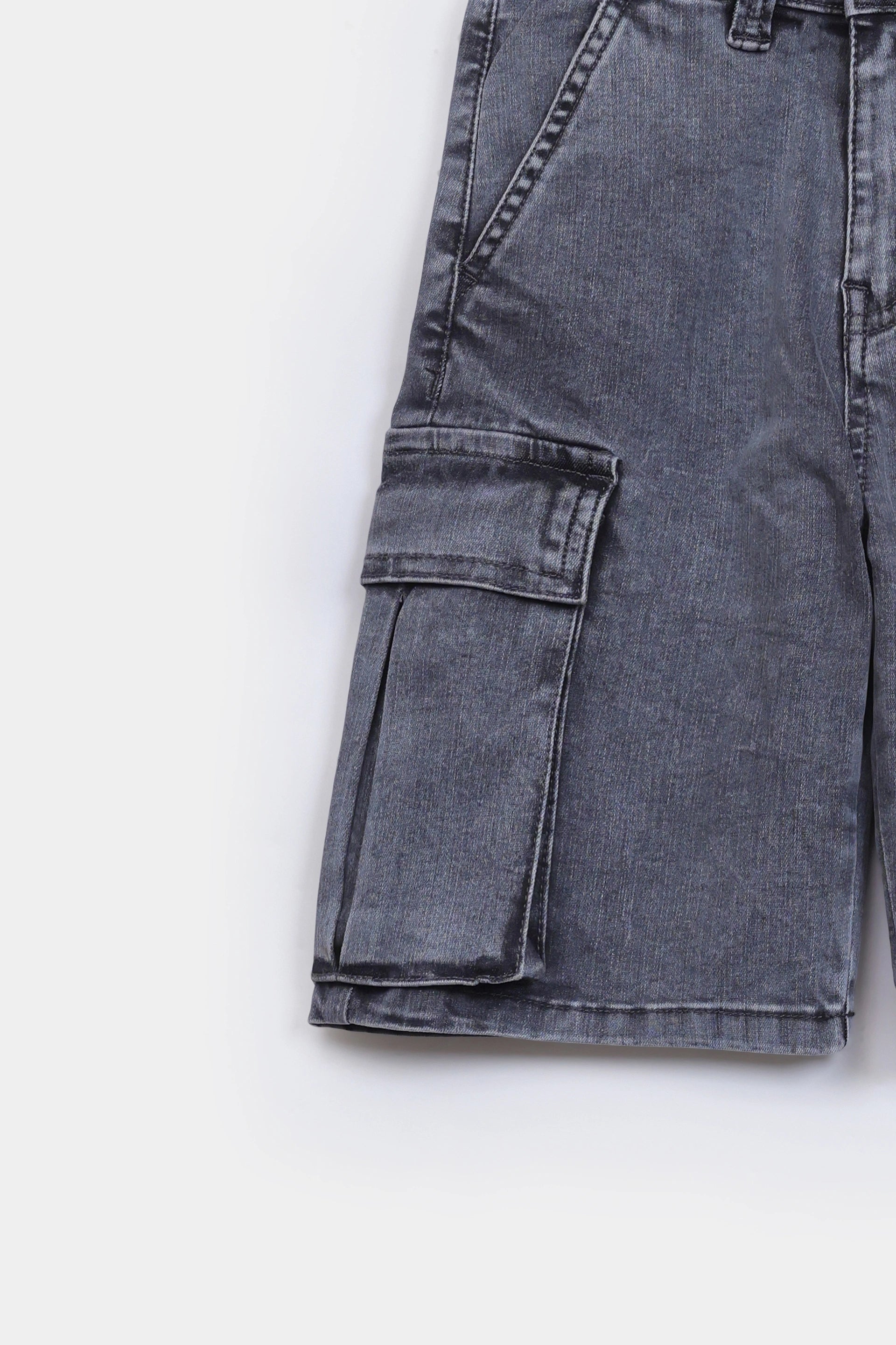 Denim Cargo Shorts - Cougar Clothing