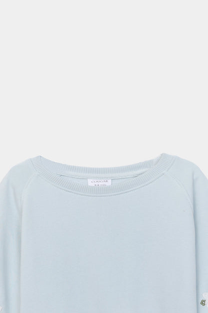 Embroidered Raglan Sweatshirt - Cougar Clothing