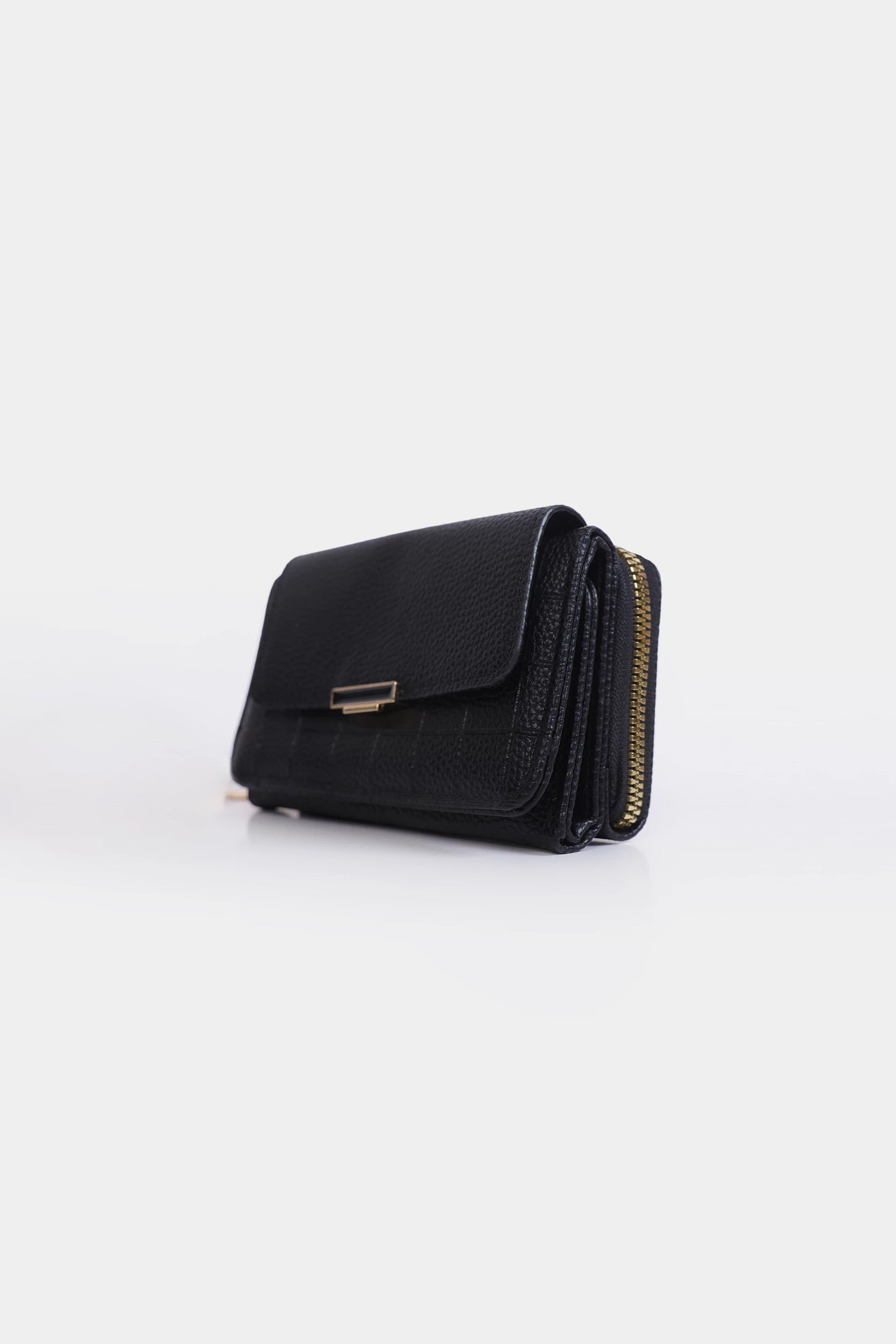 Textured Flap Wallet - Cougar Clothing
